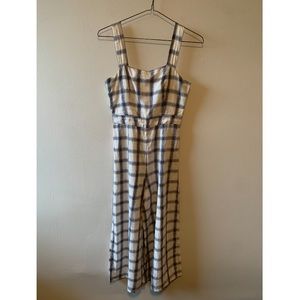 Plaid jumpsuit